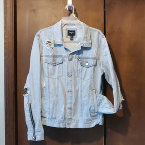 Distressed Jean jacket